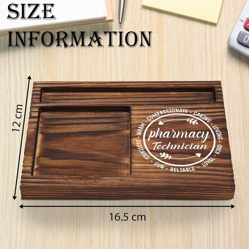 YODOCAMP Pharmacy Technician Gift Sticky Note Holder, Appreciation Thank You Gifts for Pharmacy Technician Crew Pharm Future Pharmacist Pharmacology Pharm Self-Stick Note Pad Holders Desk Organizer TZP29 - Image 4